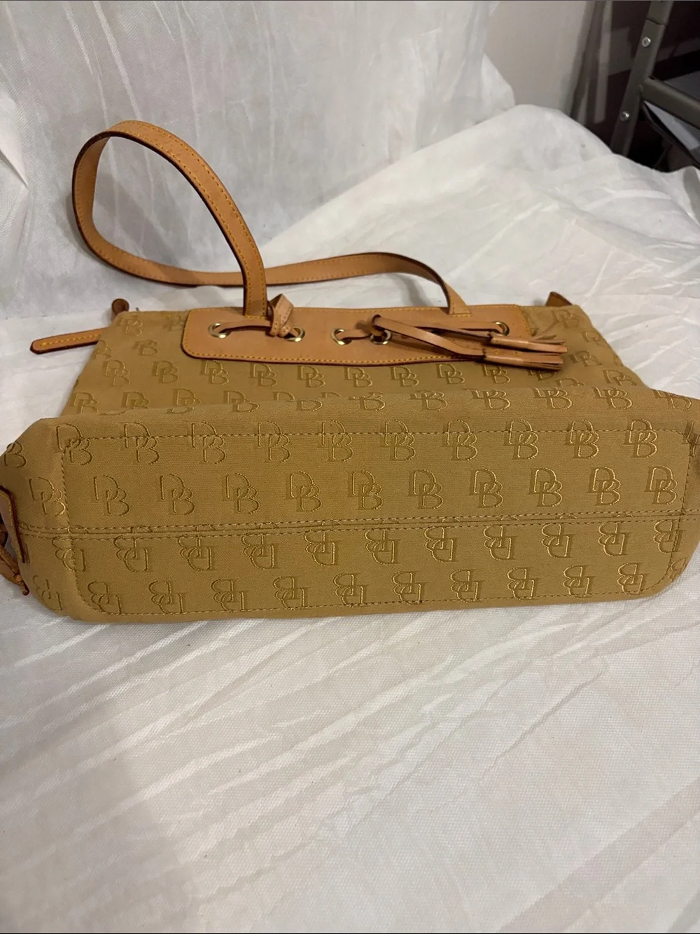 Dooney & Bourke Signature Tassel Tote Bag
